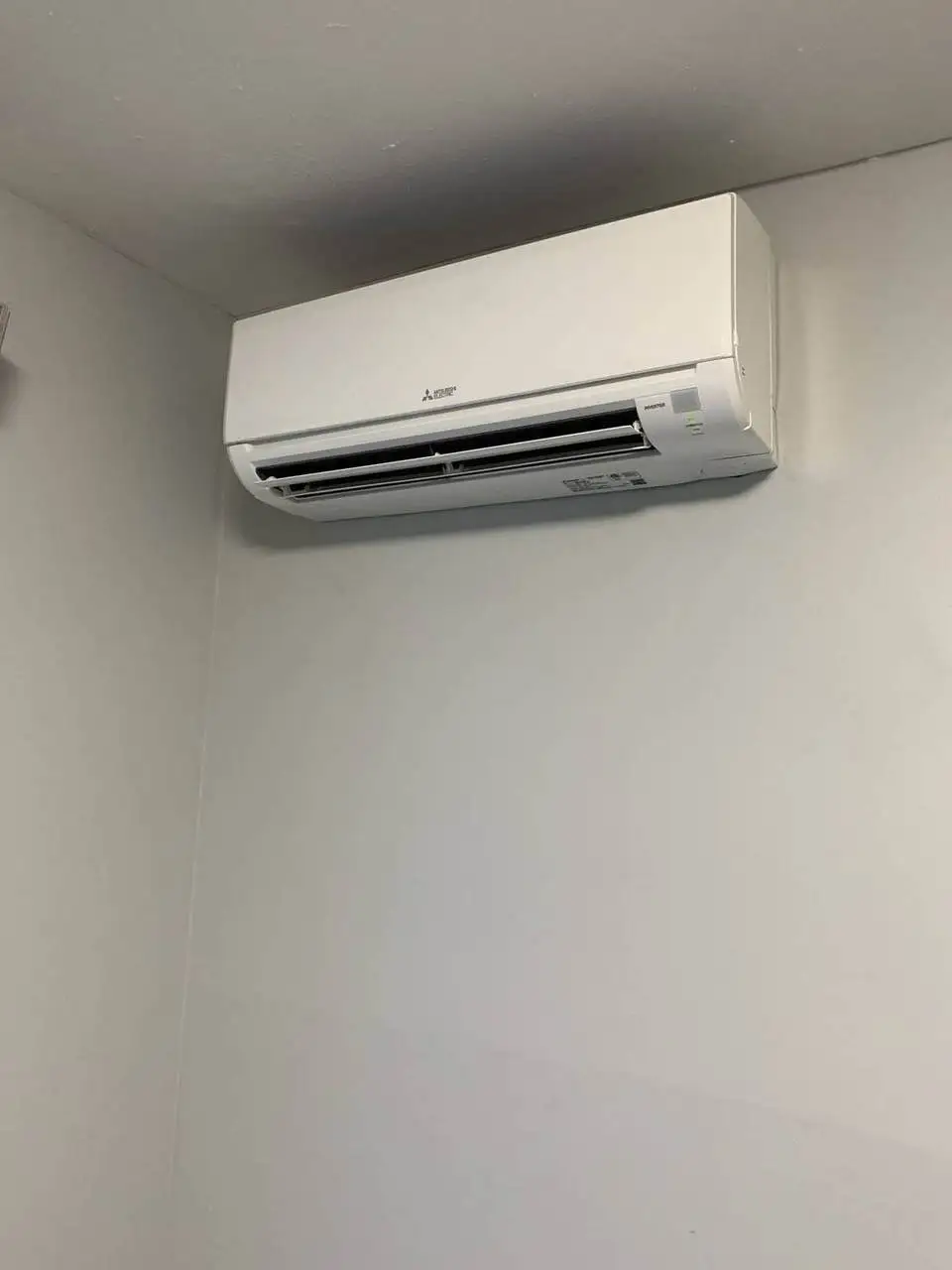 Ductless indoor wall unit installed by Electric A/C Inc