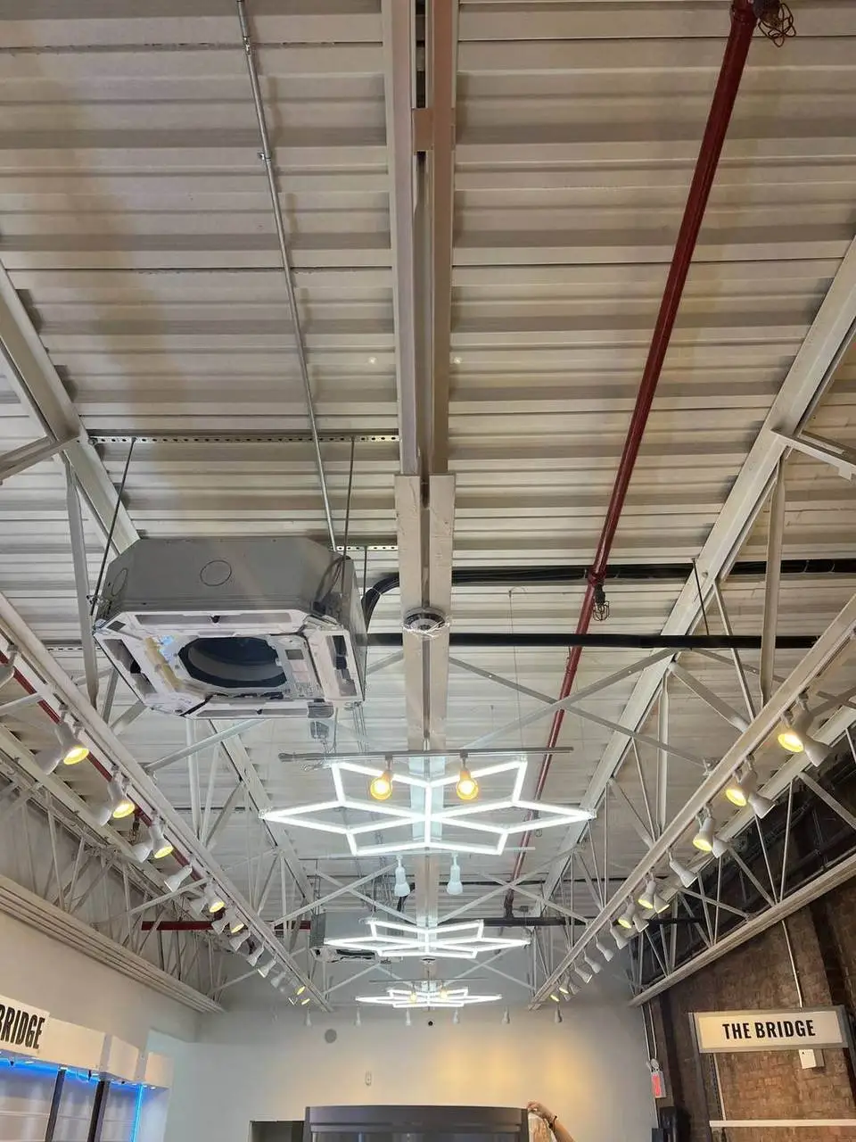 Commercial lighting installed by Electric A/C Inc in NYC